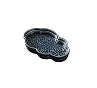 Serving Tray Ceramic Chinese Zen Snack Tray Exquisite Tea Table Dried Fruit Home Cake Decorative Trays(D,Xl)