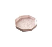 Serving Tray Ceramic Chinese Zen Snack Tray Exquisite Tea Table Dried Fruit Home Cake Decorative Trays(B,S)