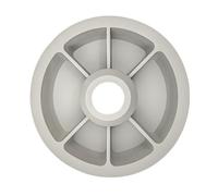 Serving Tray - Cup Holder With 6 Compartments, Silicone Snack Bowl | For Kids Candy Cracker Serving Food Beach Bed Table Beach,for Food Prep, Tea, Breakfast In Bed - Tray For Stable Dining