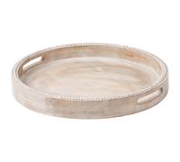 Beliani Serving Tray DAMANHUR Mango Wood Light Brown, Brown