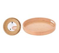 SERVING TRAY ROUND BAMBOO 40CM