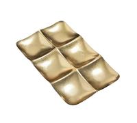 Serving Tray with Divisions | Decorative and Portable | Snack with Multiple Grids - for the Home, the Living Room, the Coffee Table, Bread, Fruit, Candy, Parties, Parties and Parties