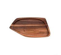 Serving Trays Made from Natural Wood for Tea, Dinner, Dessert, Bread and Fruit, Featuring a Smooth for Easy Cleaning and Elegant Presentation (S)