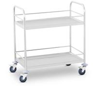 Serving Trolley 2 Trays 50 kg - Waiter Trolleys by Royal Catering Silver