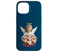 SERVING UP LOVE Valentine Cherub Angel Chef Baking Home Cook Case for iPhone 15