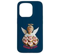 SERVING UP LOVE Valentine Cherub Angel Chef Baking Home Cook Case for iPhone 15 Pro