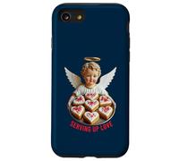 SERVING UP LOVE Valentine Cherub Angel Chef Baking Home Cook Case for iPhone SE (2020) / 7/8