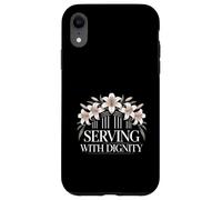 Serving With Dignity Nurse Healthcare Pride Case for iPhone XR