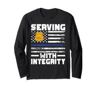 Serving With Integrity Police Long Sleeve T-Shirt