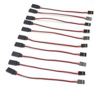 Servo Extension Lead Wire Cable Cord, 3 Pin Male to Female, 10pcs