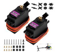 Servo Motor MG996R, Micro RC Servo Kit 2PCS, High Torque Digital Servo for Robotics, RC Vehicles, Waterproof Mechanical Projects, Metal Gear Servo Motors