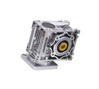 Servo Motor nmrv050 Gearbox Worm Gear Reducer Ratio 5 to 100:1 Input port 14mm Input Holes 25mm Stepper Motor Reducer(50 to 1,Nema34-86x86)