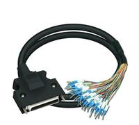 Servo SCSI 50 Spring Terminals Breakout Board DIN Rail Mount 50-pin 0.05" Mini D Ribbon/MDR Female Interface Module(HL-SCSI50-MIO-4M)