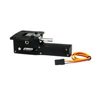 Servoless Retractable Main and Nose Landing Gear for Large Fixed-Wing RC Models, Compatible with 120CC Engines, 7.4V Power, Supports Up to 8kg Aircraft(Main with Shaft)