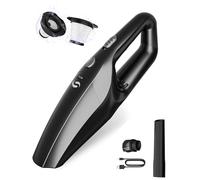 SERVOMASTER Handheld Vacuum Cleaner, Car Vacuum Cleaner Powerful | Portable Hand Held Vacuum Cordless with Washable HEPA Filter and Rechargeable Battery, Mini Vacuum Kit for Men and Women