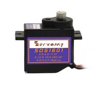 SERVOMY-SDS1601, 7.5Kgf.cm 0.07sec 8.4V, Coreless Digital Steering High Torque Micro Servo, Standard Mini Sized Servos Upgrade, Full Metal Gear, for Aircraft Ship Robotic Cars and More