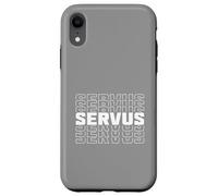 Servus greeting in Bavaria, Austria, South Tyrol Case for iPhone XR