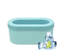 SerYogin 3D Cylinder Ice Cube Ice Bucket Mold Mold Ice Cube Trays Press-Type Easy-Release Ice Maker 100 pcs 3D Cube Ice Easy-Release Ice Cup Large Size Blue, BP0020