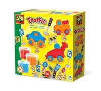 SES Creative 00415 Dough - Traffic - Fun activity for parents of young children, Age 3+