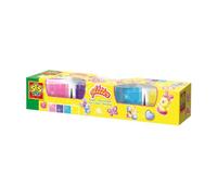 SES Creative 00466 Glitter Play Dough, Mixed Colours