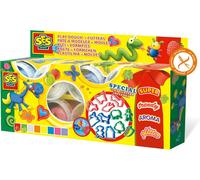 SES Creative 00498 Children's Claymania Super Clay and Cutters Set, Mixed