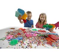 SES Creative 00790 Iron on Beads Pegboard Set, Assorted Colours, Arts and Crafts