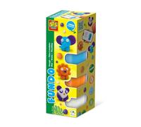 SES Creative 00813 Fundo Dough-Wild Animals (3x90gr-1x40gr), Various