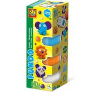 SES Creative 00813 Fundo Dough-Wild Animals 3x90gr-1x40gr, Various