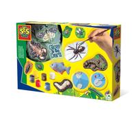 SES Creative 01153 Children's Scary Animals Glow in The Dark Casting and Painting Set