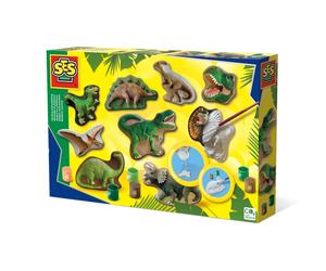 SES Creative 01403 Casting and Painting Dinosaur World Kit Classic (US IMPORT)