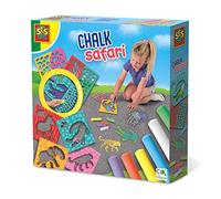 SES Creative 02204 Playground Chalk Safari, White, 1 stück (1er Pack)