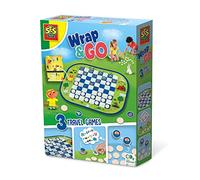 SES Creative 02237 Wrap&Go Travel Games-Checkers-Memo-Pack Your Bags