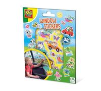 SES Creative 02306 - Window Stickers, Reusable, Perfect for on The Road, Set for Children