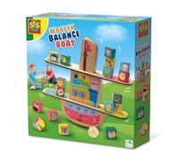 SES Creative 02309 Balancing Game Boat Made of Wood
