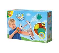 SES Creative 02315 - Splash water slingshot, easy to hold, includes 12 colourful splash balls