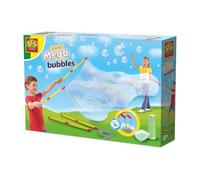SES Creative 02323 Mega Bubbles with XXL Wands - Create Extra-Large Bubbles with Handy Tool - Includes Bubble Solution