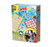 SES Creative 02406 Window Sticker Game for the Car - Travel Games - Fun on the Road - 48 Stickers and 2 Game Boards