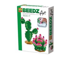 SES Creative 06027 Beedz Mini House Plants - Create 3D House Plants with Ironing Beads - Crafting and Bead Placement