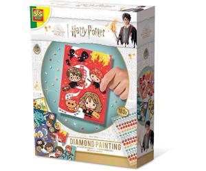 SES Creative 09342 Harry Potter Diamond Painting Kit for Kids Including 180 Diamond Dot Stickers and 5 Harry Potter Mosaic Cards
