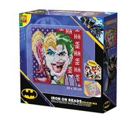 SES Creative 09363 Beedz Art - Joker or Harley Quinn - Create a Split-Face Portrait with Ironing Beads - 5000 Beads - Crafting for Adults