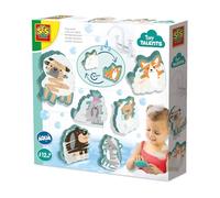 SES Creative 13084 Dog Wash - Magic Soap Bath Toy with 6 Hidden Dog Figures - Finger Soap for Sensory Play - Bath Time Fun for Toddlers 12 Months+