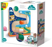 SES Creative 13144 Wooden ball track crocodile - Beautiful wooden ball course;