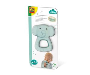 SES Creative 13163 Teether Eli Elephant - 100% Natural Rubber - 100% Natural Rub