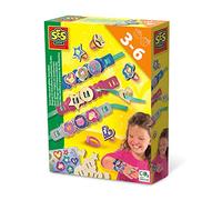 SES CREATIVE Easy Rings and Glitter Bracelets Jewellery Making Set - 14028