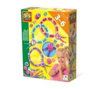 SES Creative 14047 - Bead Bracelets, Adjustable Size, Jewelry Making for Young Children