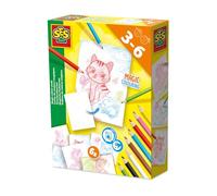 SES Creative 14051 Magic Colour Cards - Creative Play Kit for Kids Aged 3+ - Scratch Art for Kids - Safe Materials - Fun and Magical Crafting Experience