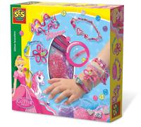 SES Creative 14128 Dreams-Glitter Bracelets, Mixed, One Size