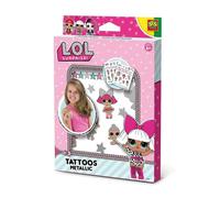 SES Creative 14192 L.O.L. Surprise L.O.L Metallic, Bunte Tattoos