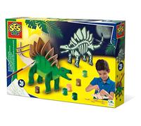 SES Creative 14209 Wooden Dino Glow in The Dark