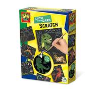 SES CREATIVE Dinosaurs Glow-in-the-Dark Scratch Card - 14285
